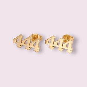 444 ANGEL NUMBER EARRINGS 444